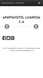 Mobile Screenshot of apartahotellumirosa.com